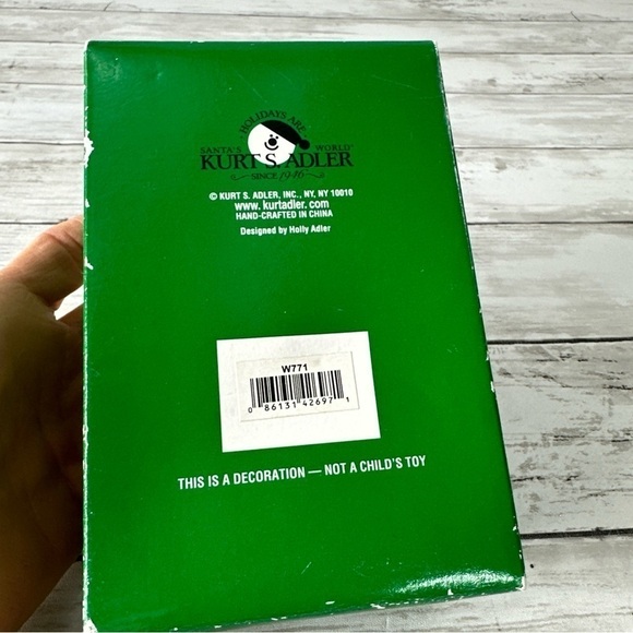 Kurt Adler bear christmas ornament - Picture 5 of 5